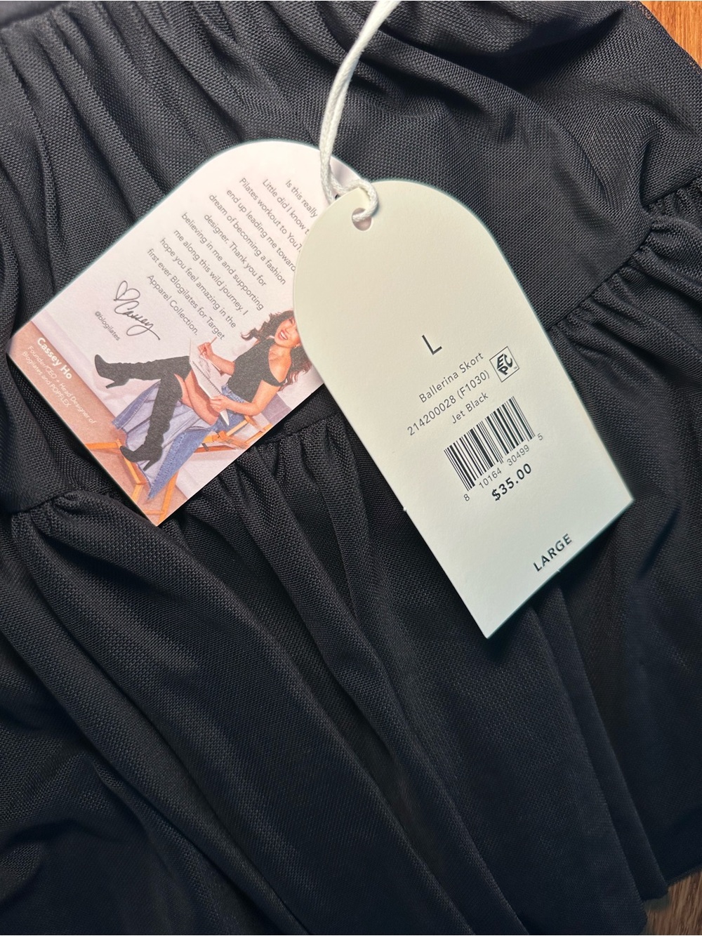 Blogilates Women’s Ballerina Skort & Matching top Bundle Black Size L - Picture 5 of 7